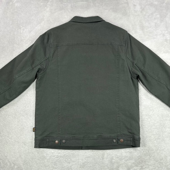 Howler Brothers Jacket Mens Medium Green Gaucho Utility Canvas Chore Outdoors - Picture 7 of 15